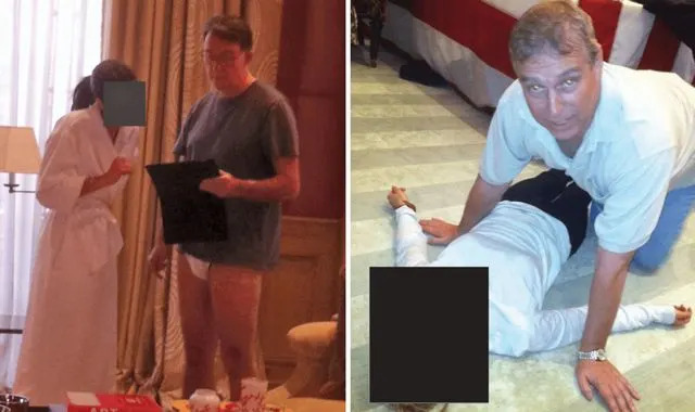 Izq. El barón Peter Mandelson. Der. El Príncipe Andrew