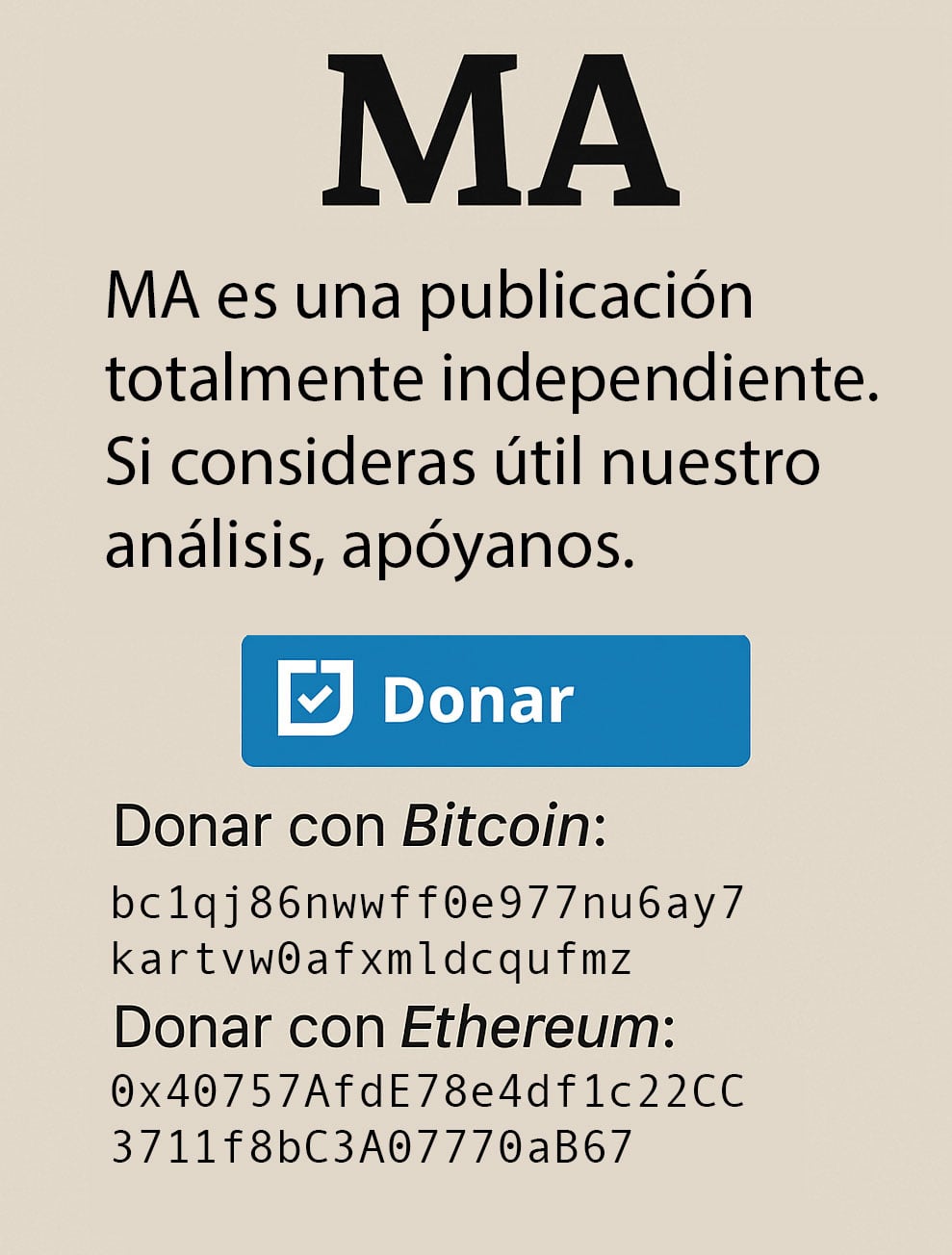 Donar a Mente Alternativa