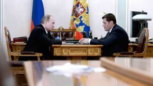 Vladimir Putin y Alexey Mordashov en 2015. Fuente: Sky News.